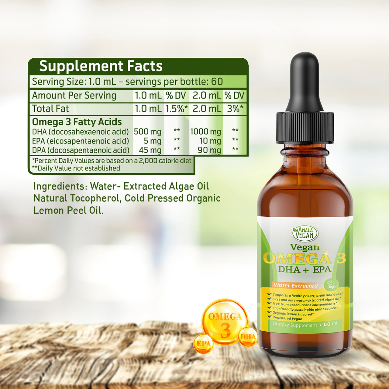 plant based omega 3 supplement